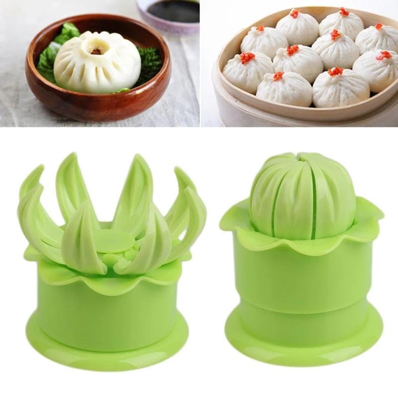 Machine à brioches vapeur manuelle en couleur avec moule à brioches vapeur