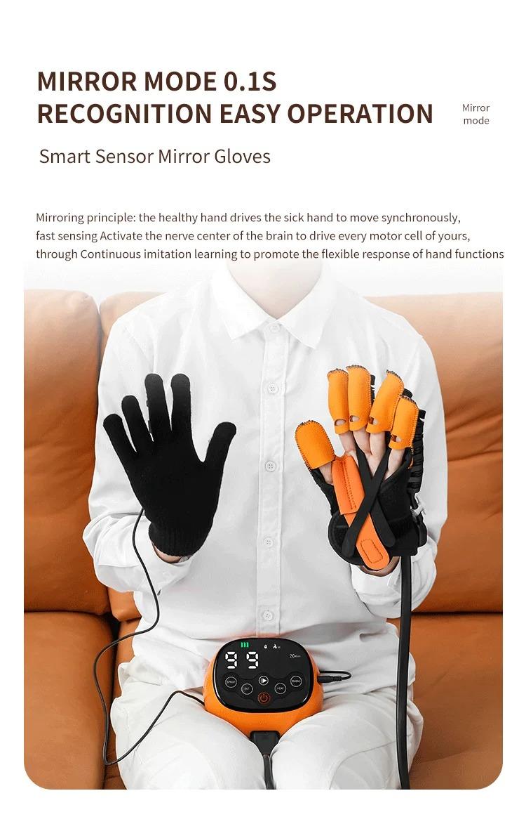 Gants de rééducation robotisés