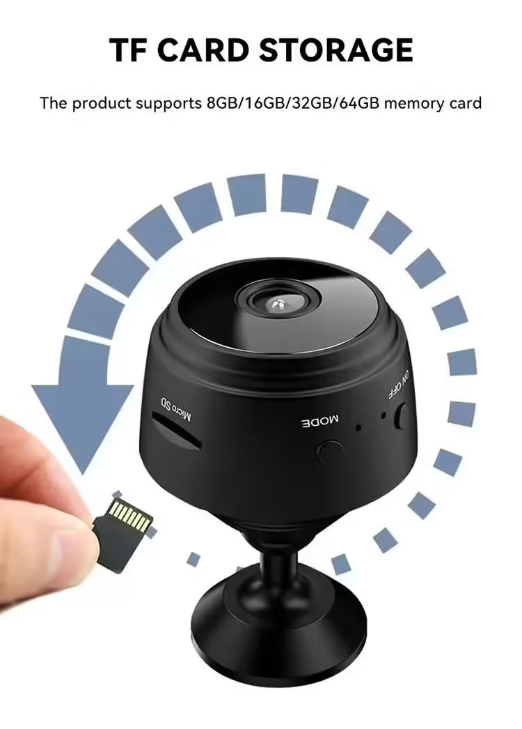 A9 Mini Camera WiFi Wireless - Security Protection, Remote Monitor Camcorder for Smart Home, HD Video Surveillance Mini DV Cam