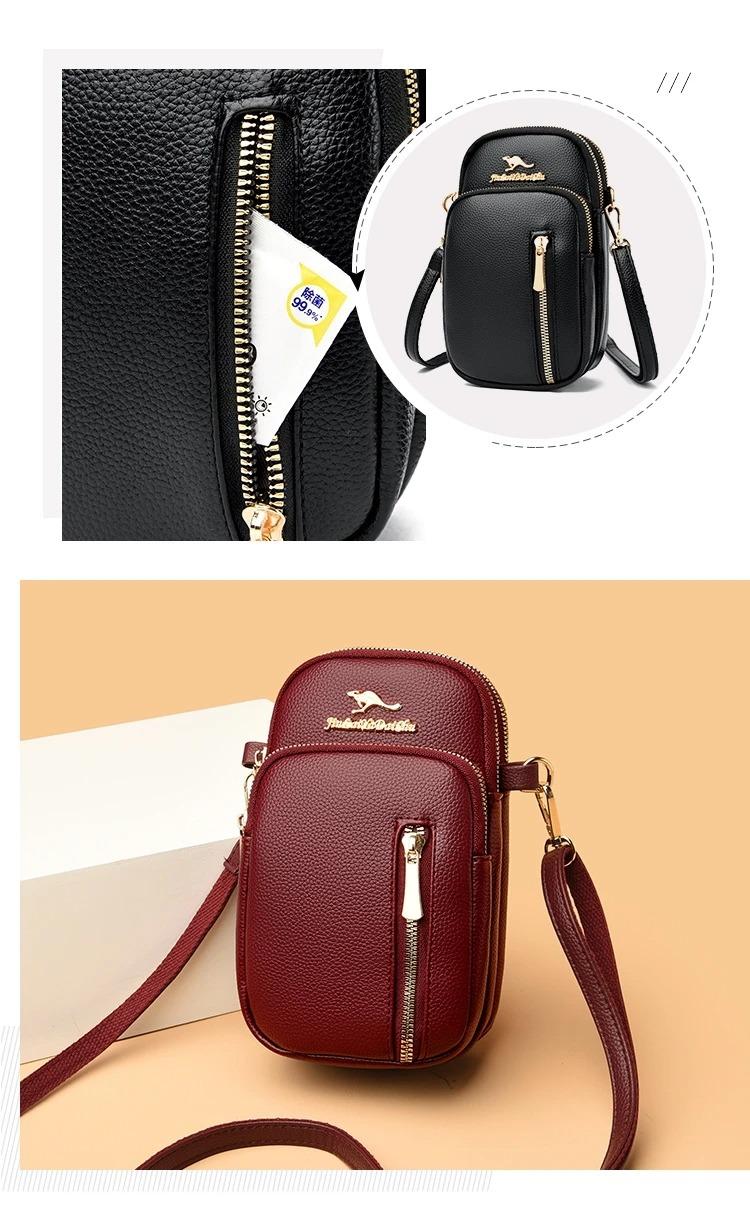 Sac à main de luxe pour femme, petit format, avec poche pour téléphone portable (EGB188)