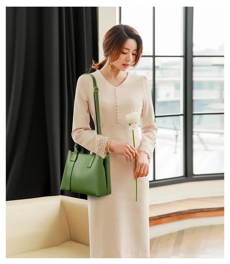 Women's Classic Black Shoulder Bag (EGB229)