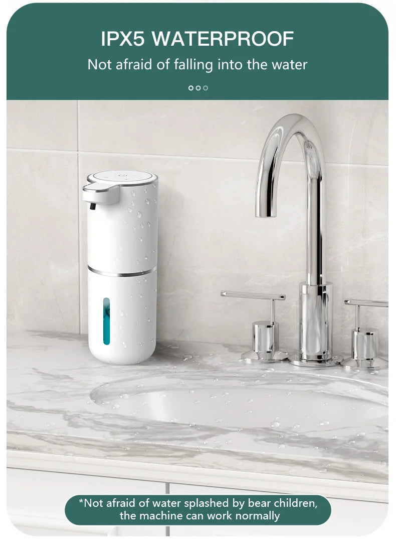 P11 Automatic Induction Soap Dispenser Smart Electric Foam Dispenser for Hands-Free Operation, Mobile Phone Design