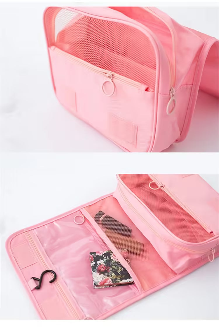 حقيبة تخزين واسعة ومقاومة للماء للرجال والنساء - حل متعدد الوظائف لتخزين أدوات النظافة أثناء السفر