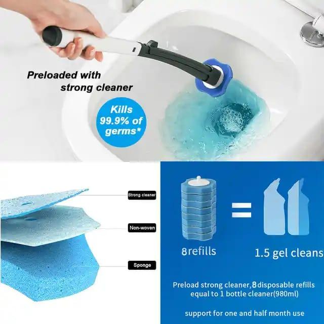 Toilet Deep Cleaning Tall Brush