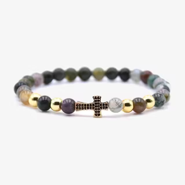 Different Shapes Colorful Beads Bracelet (EGBT030)