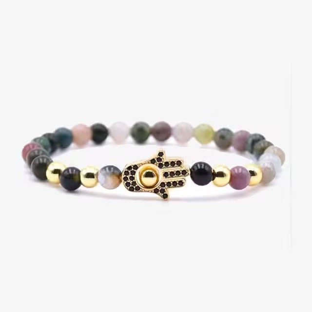 Different Shapes Colorful Beads Bracelet (EGBT030)