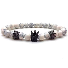 Bracelet à perles double couronne (EGBT181)