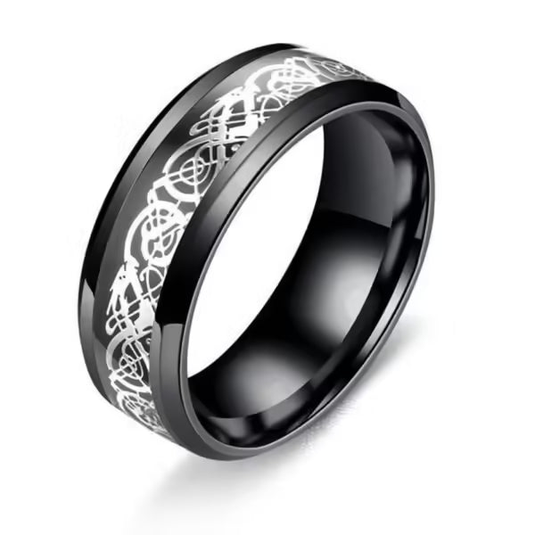 Bague unisexe à motif dragon (EGR018)
