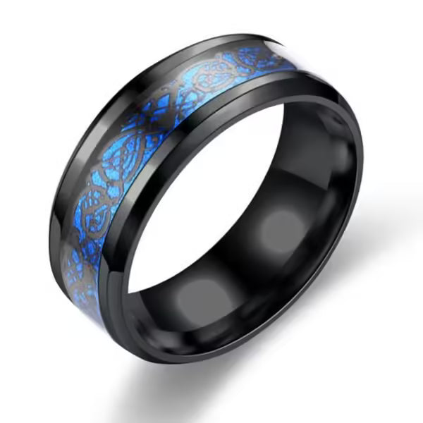 Bague unisexe à motif dragon (EGR018)