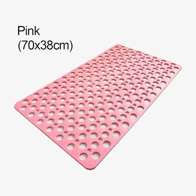 Extra Porous Large Bath Mat – Non-Slip Bathtub Shower Mat with Strong Suction, Anti-Mold TPE for Kitchen & Bathroom Use