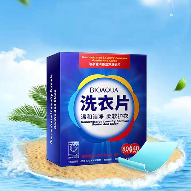 Fragrance Cleansing Laundry Tablets – Liquid Paper, Washing Powder, Soap & Softener for Fresh Clothes and Skin Care