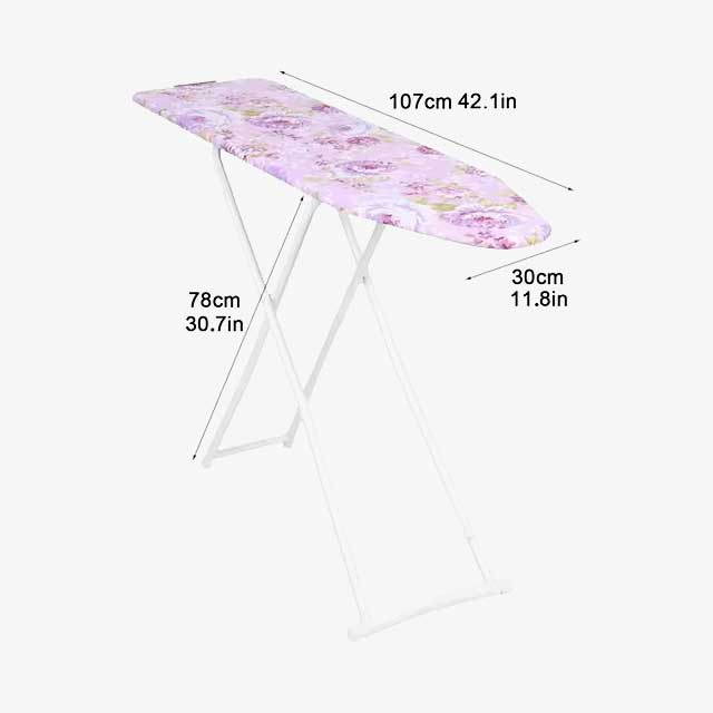 42-Inch Full-Size Foldable Ironing Board – Heat-Resistant Extended Household Ironing Board for Outdoor & Home Use