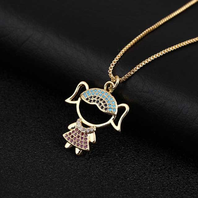 girl boy couple pendant necklaceegn136 gallery img 8