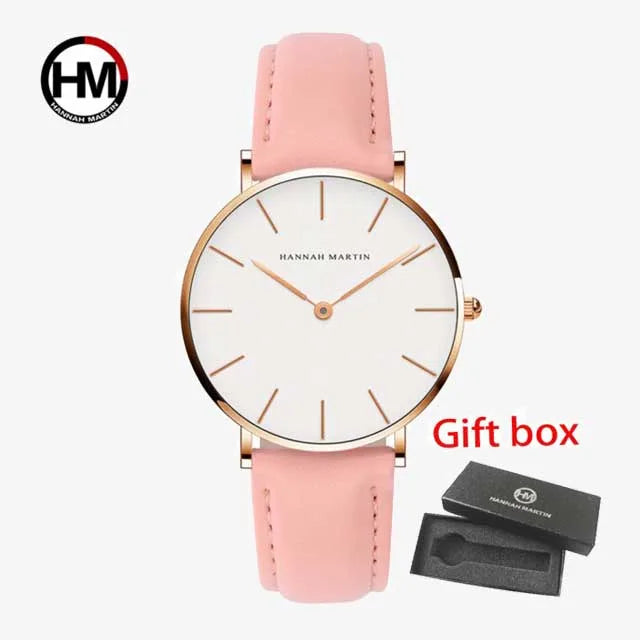 hannah martin leather women watch model hm ch36G gallery img 20 jpg