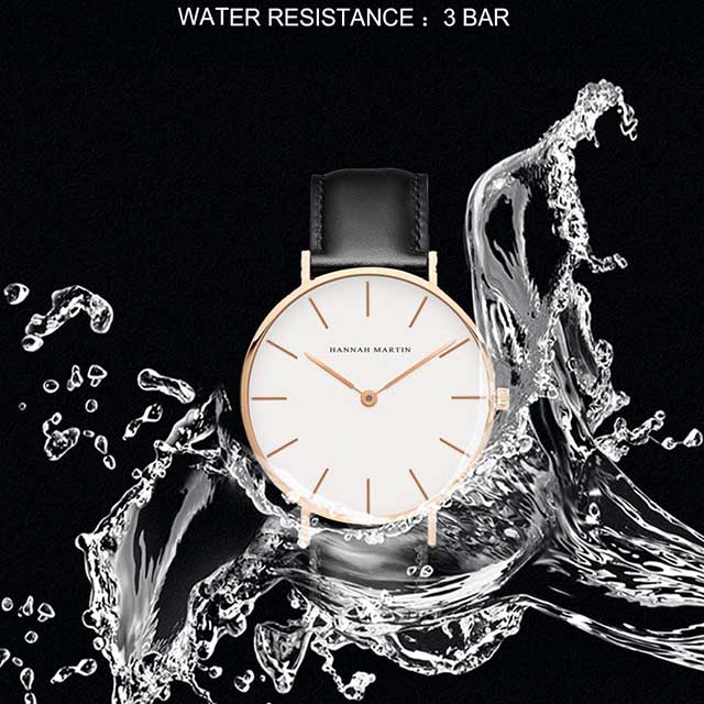 hannah martin leather women watch model hm ch36G gallery img 9