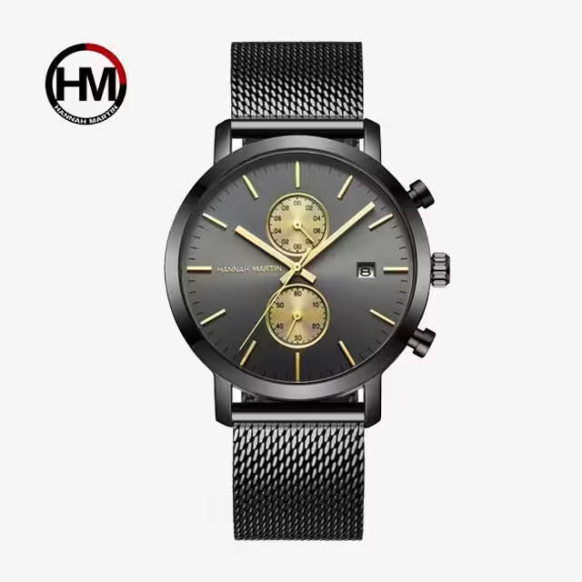 HANNAH MARTIN Mesh Stainless Steel Chronograph Men Watch Model (1092W)
