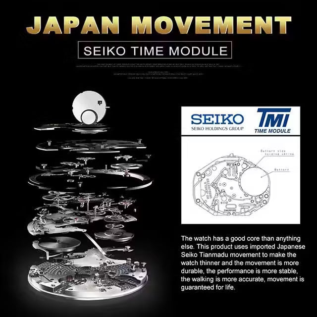 ساعة هانا مارتن النسائية المصنوعة من الفولاذ المقاوم للصدأ موديل HM-CH36 باللون الذهبي