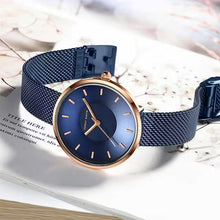 HANNAH MARTIN Montre femme en maille acier inoxydable MS36