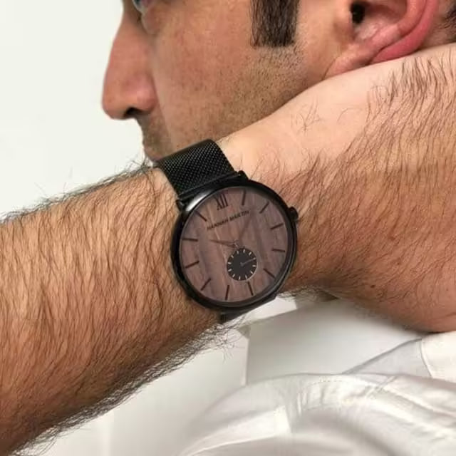 ساعة هانا مارتن المصنوعة من الفولاذ المقاوم للصدأ موديل (HM-2140)