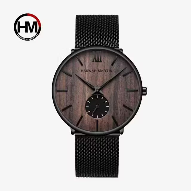 ساعة هانا مارتن المصنوعة من الفولاذ المقاوم للصدأ موديل (HM-2140)