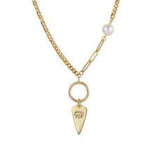 Collier pendentif cœur-œil pour femme (EGN095)