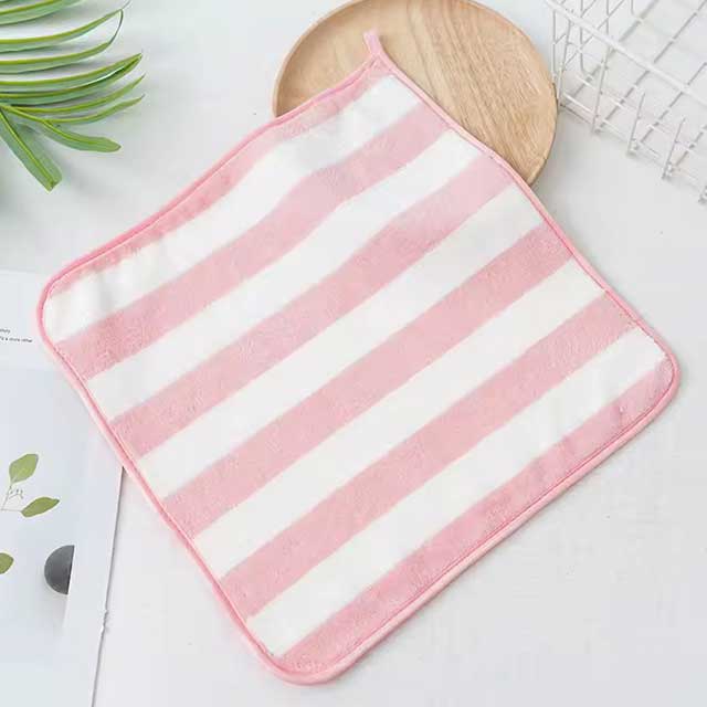 High Density Small Hand Towel 30x30cm – Pineapple Hanging Kitchen Cleaning Towel, Solid Color Handkerchief for Washing & Cleaning