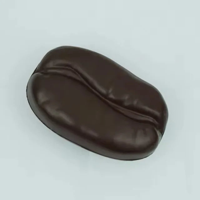 High-Quality PU Foam Coffee Bean Stress Toy - Stress Reliever Coffee Bean Shaped Stress Balls for Relaxation
