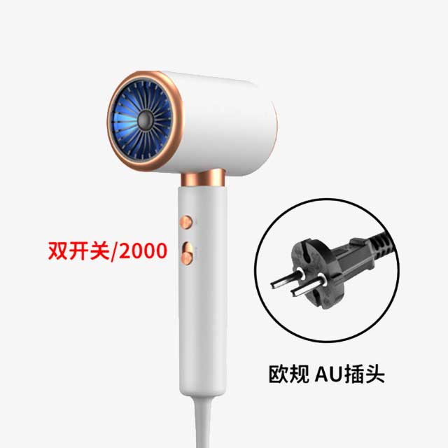 High-Speed Hair Dryer with Turbine Airflow - Low Noise, Constant Temperature & Quick Drying - Professional Salon-Quality Drying for Home Use
