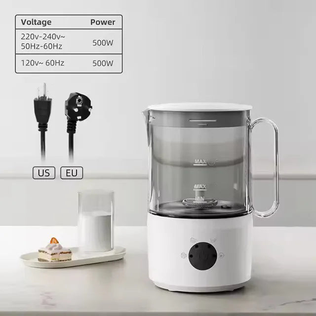 4-in-1 Multifunctional Hot Coffee Foam Maker & Milk Frother Steamer for Hot Chocolate & Cold Frothing