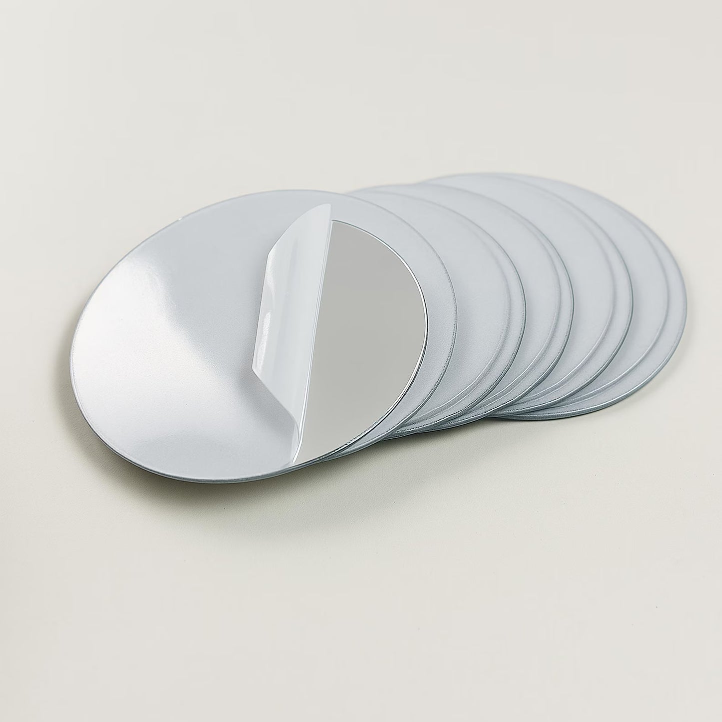 59-Piece Self-Adhesive Acrylic Craft Mirror Circles – 5cm Round, 1mm Thick Peel & Stick Mirror Discs for DIY Crafts, Home Decor & Art Projects
