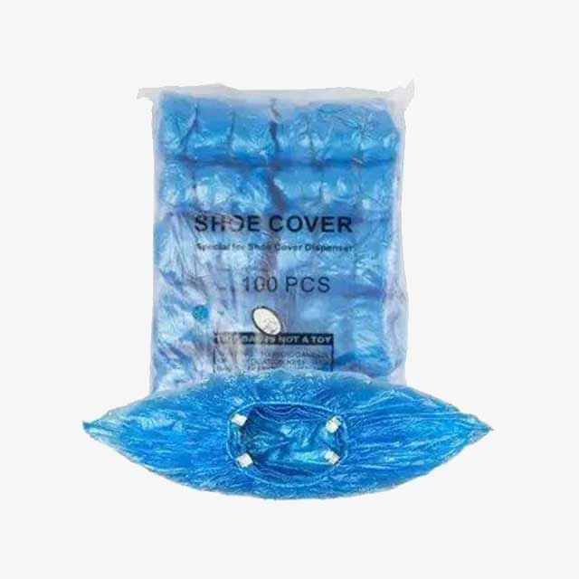 Automatic Shoe Cover Dispenser Set - Includes 100 Waterproof T-Buckle Shoe Covers