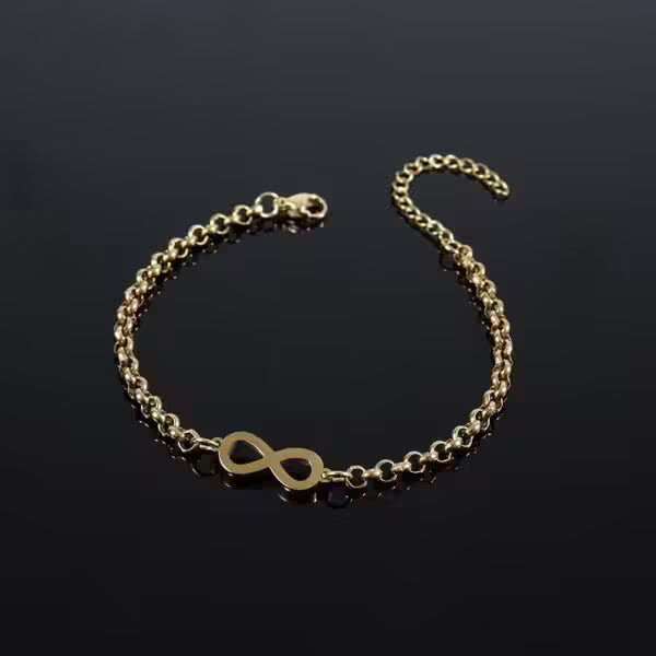 Infinity Stainless Steel Women Bracelet (EGBT385)