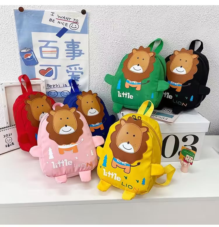 Sac à dos lion léger pour enfant de maternelle (EGB080)