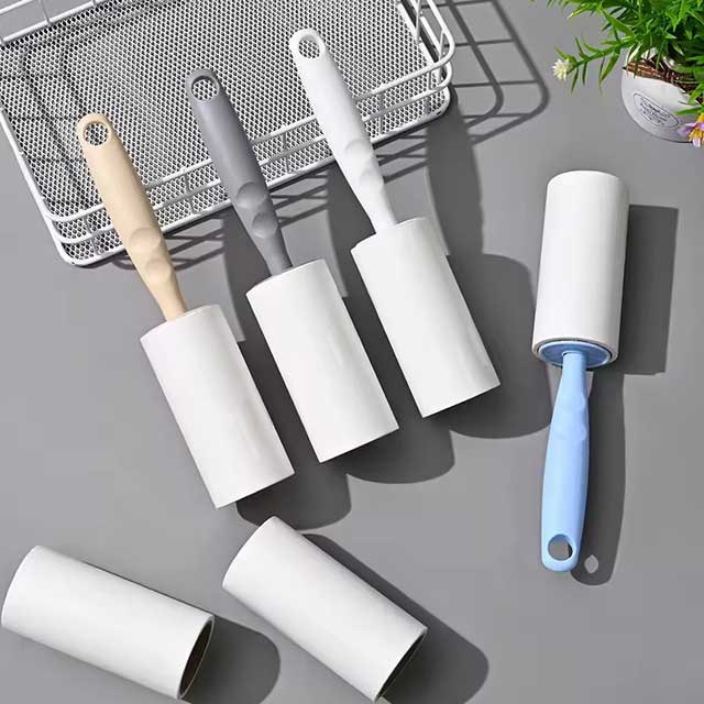 Lint Roller with Refills – Sticky Pet Hair Remover for Clothes, Sofa, Dust & Dog Fur, Replaceable Roll Brush Cleaning Accessory