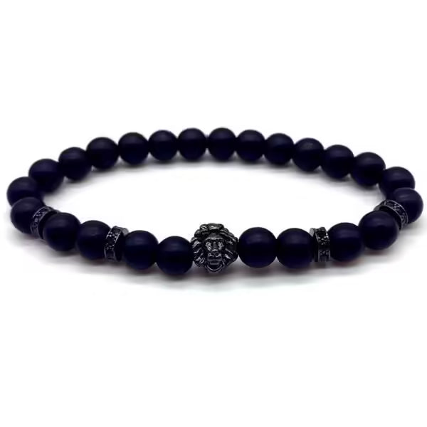 Lion Head Beads Bracelet (EGBT003)