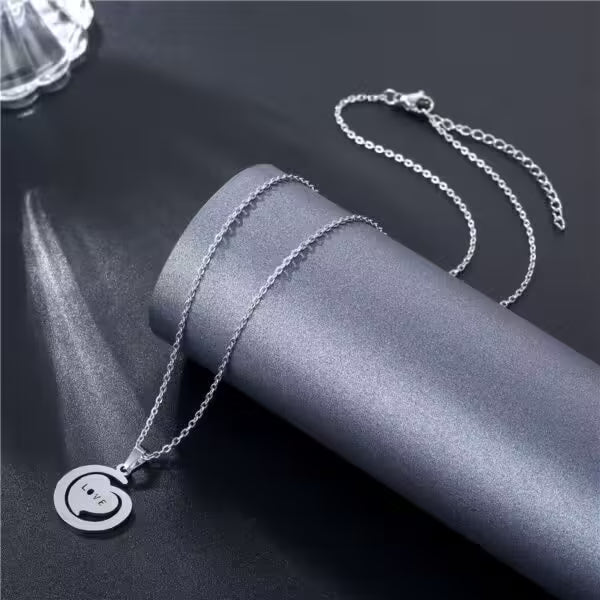 Love Heart Pendant Women Necklace(EGN190)
