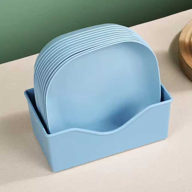 10Pcs Multi-Function Spit Bone Dish Set - Food Grade Plastic, Round & Square Household Garbage Plates for Dining Table