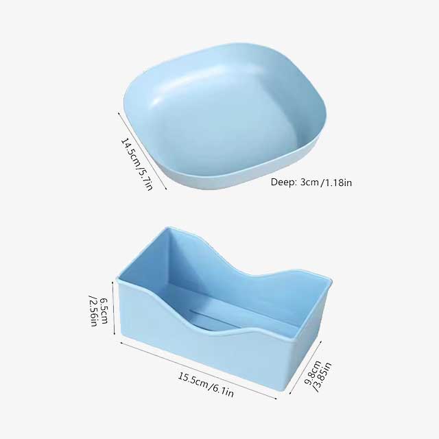 10Pcs Multi-Function Spit Bone Dish Set - Food Grade Plastic, Round & Square Household Garbage Plates for Dining Table