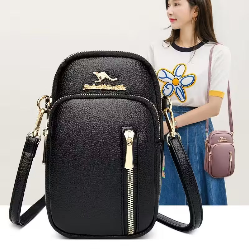 Sac à main de luxe pour femme, petit format, avec poche pour téléphone portable (EGB188)