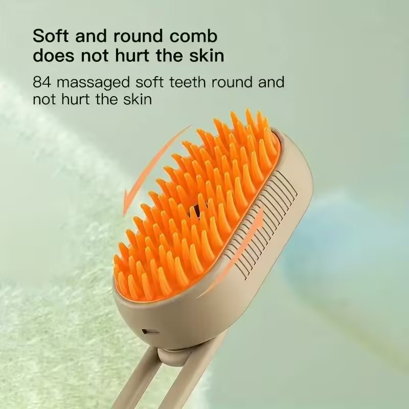 Brosse nettoyante pour animaux de compagnie, peigne à vaporiser, brosse démêlante pour le sous-poil des chiens et chats