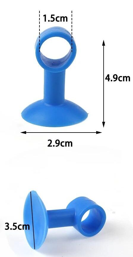 Protection anti-collision sans perforation pour porte à ventouse