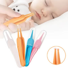 Pince à épiler de sécurité pour le soin des oreilles et du nez de bébé, pince à morve et forceps de nettoyage pour le nez, les oreilles et le nombril