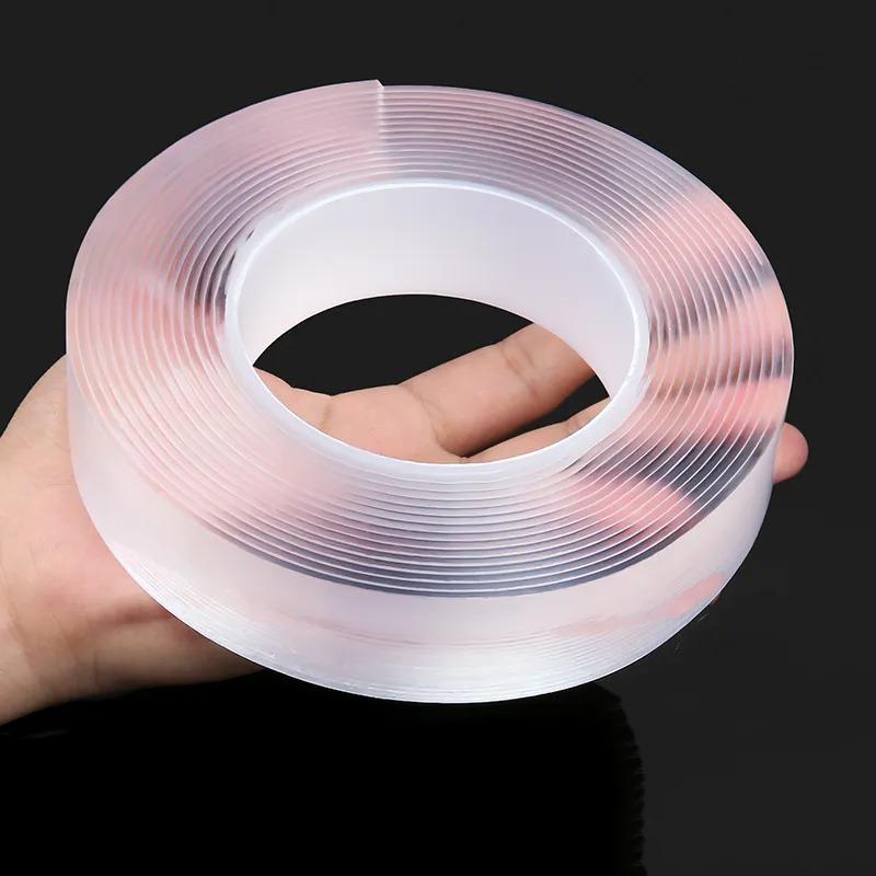 2-Meters Double Sided Transparent Tape Strong & Durable