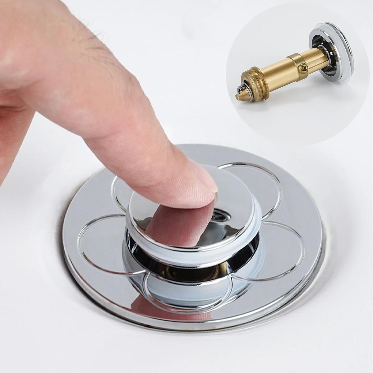 Universal Sink Press Type Drain Plug