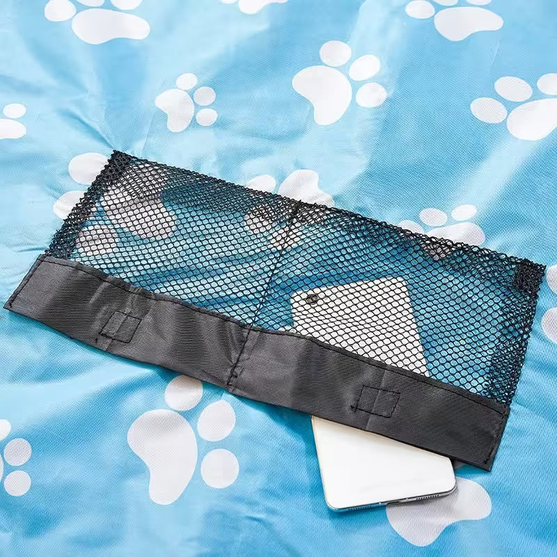 Portable Baby Toy Storage Bag – Waterproof Double-Layer Oxford Cloth with Drawstring for Building Blocks and Toy Organization