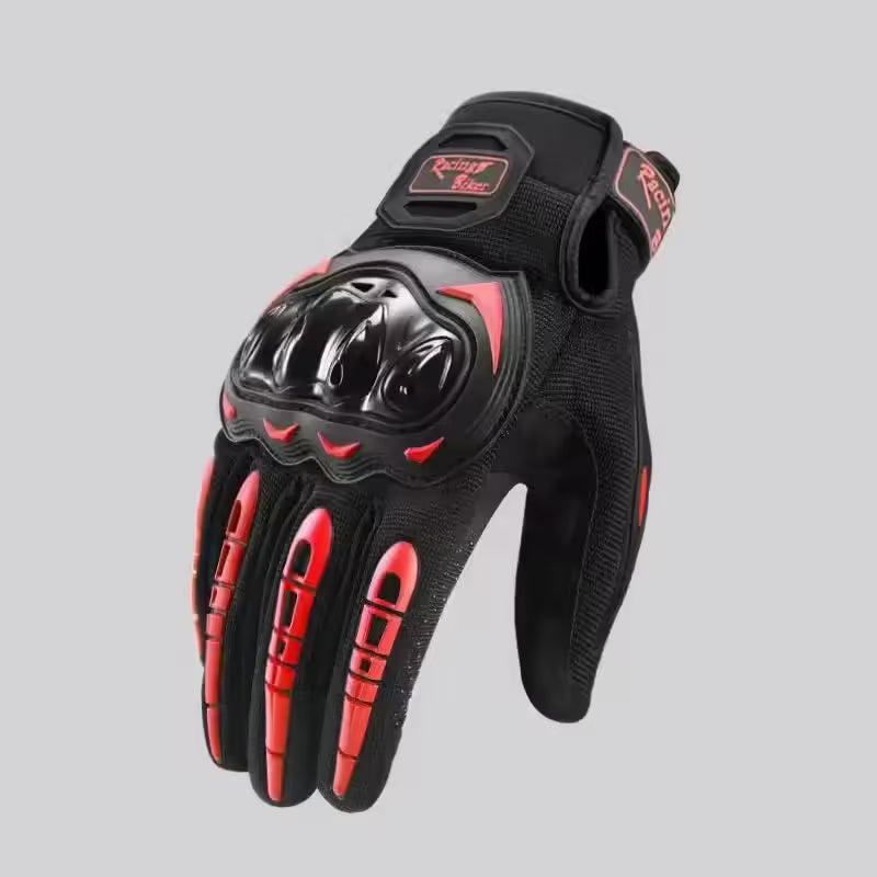 Men's Motorcycle Gloves Touchscreen Breathable Winter Racing Gloves, Protective Motorbike & Bicycle Riding Guantes Moto Gant