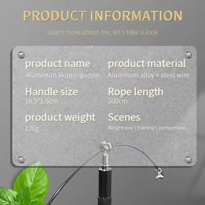 Speed Jump Rope with 360° Swivel Ball Bearings | Adjustable Steel Coated Rope for Fitness, Boxing, & Skipping Workouts