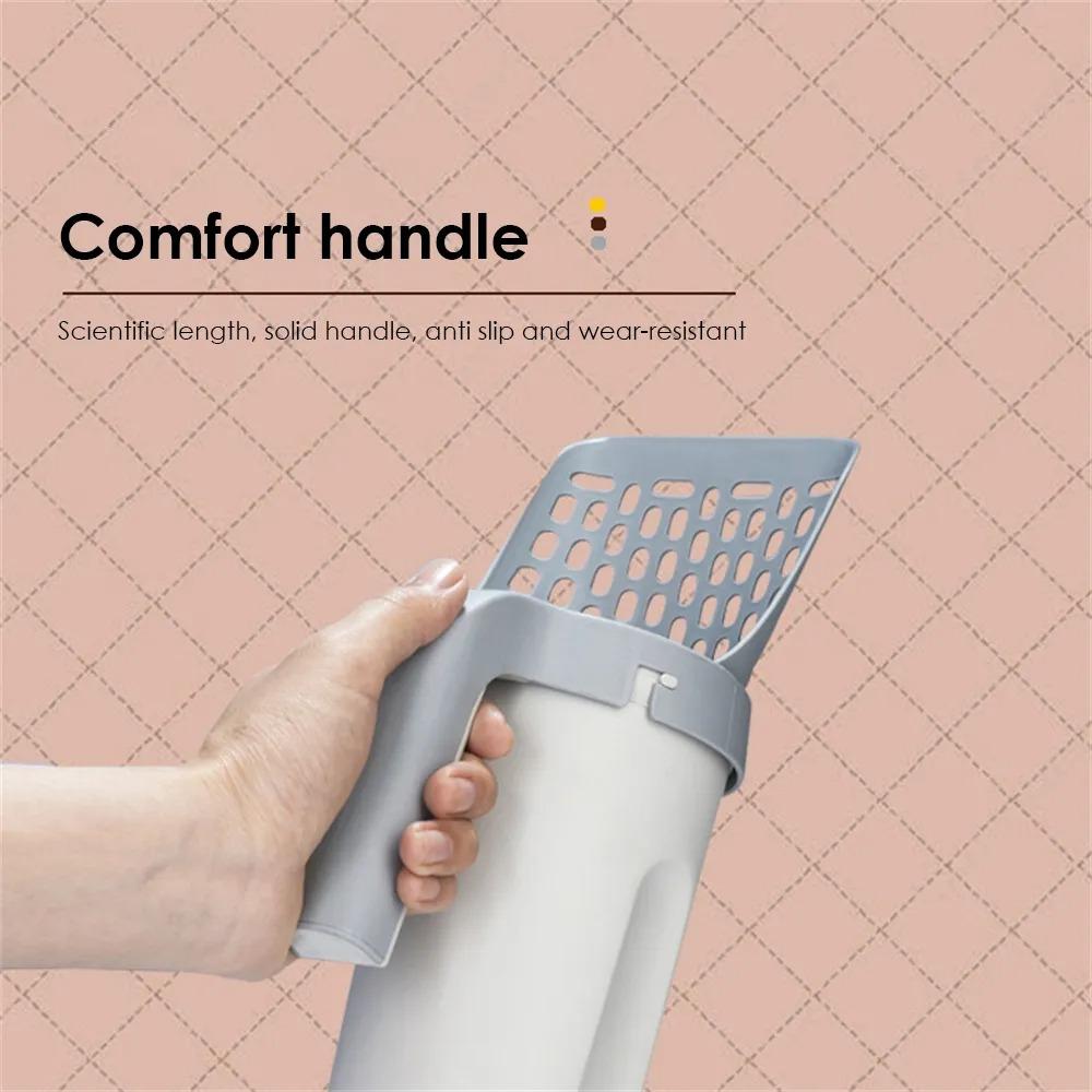 Grey Self-cleaning Cat Litter Scoop