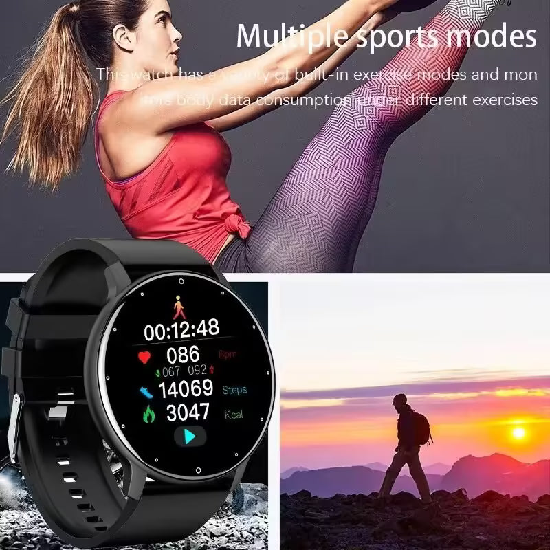 New Smart Watch for Men and Women - Real-time Activity Tracker, Heart Rate Monitor, Sports Clock for Android & iOS