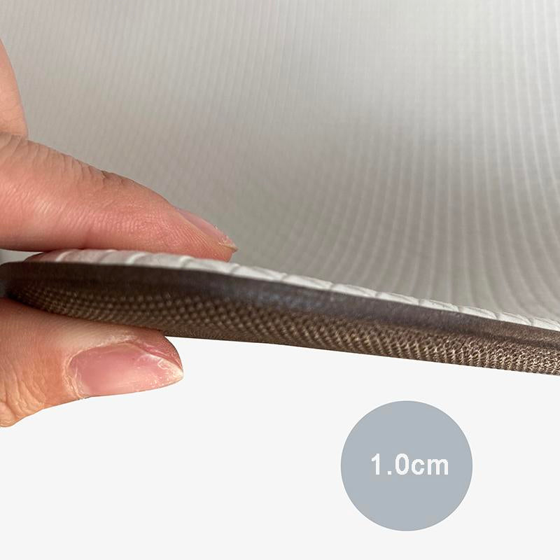 Tapis de cuisine rectangulaires imperméables et lavables en PVC anti-fatigue, épaisseur 8 mm, lot de 2 (45 x 75 cm + 45 x 180 cm).